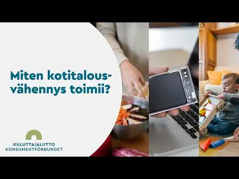 Kuluttajaliitto – Miten kotitalousvähennys toimii?